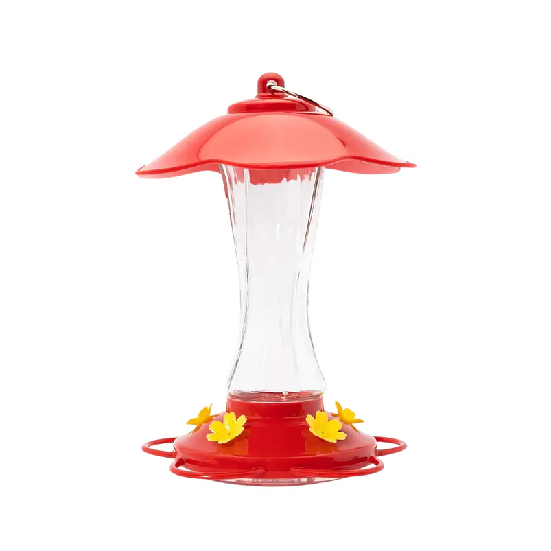 Bebedero Colibríes De Cristal Rojo 300ml Anti-abejas 1