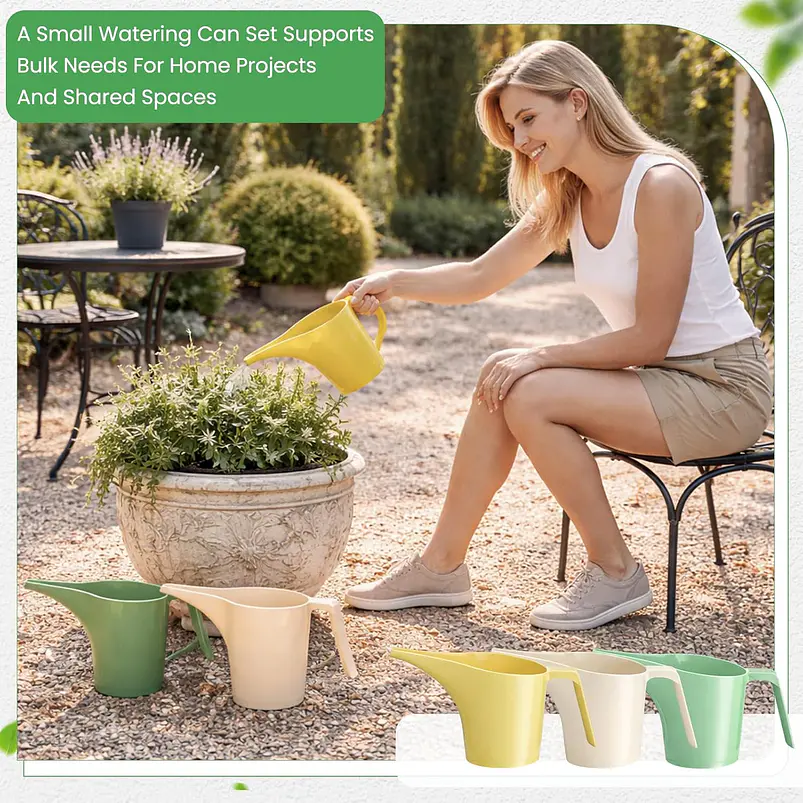 Regadera Jardín 1 Litro Ligera Para Plantas Interior y Exterior 8