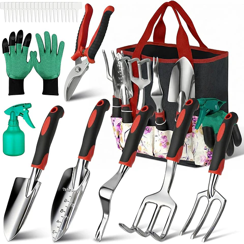 Kit Jardinería 83 Piezas Ergonómico Aluminio Para Suculentas