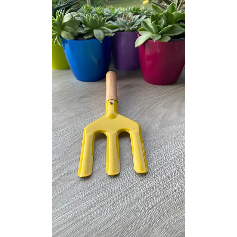 Set Básico de Herramientas Jardinería Niños Metálicos x3 piezas 4