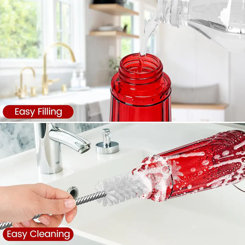 Bebederos Colibrí Vidrio 415ml 5 Puertos Boca Ancha x2 unidades 4