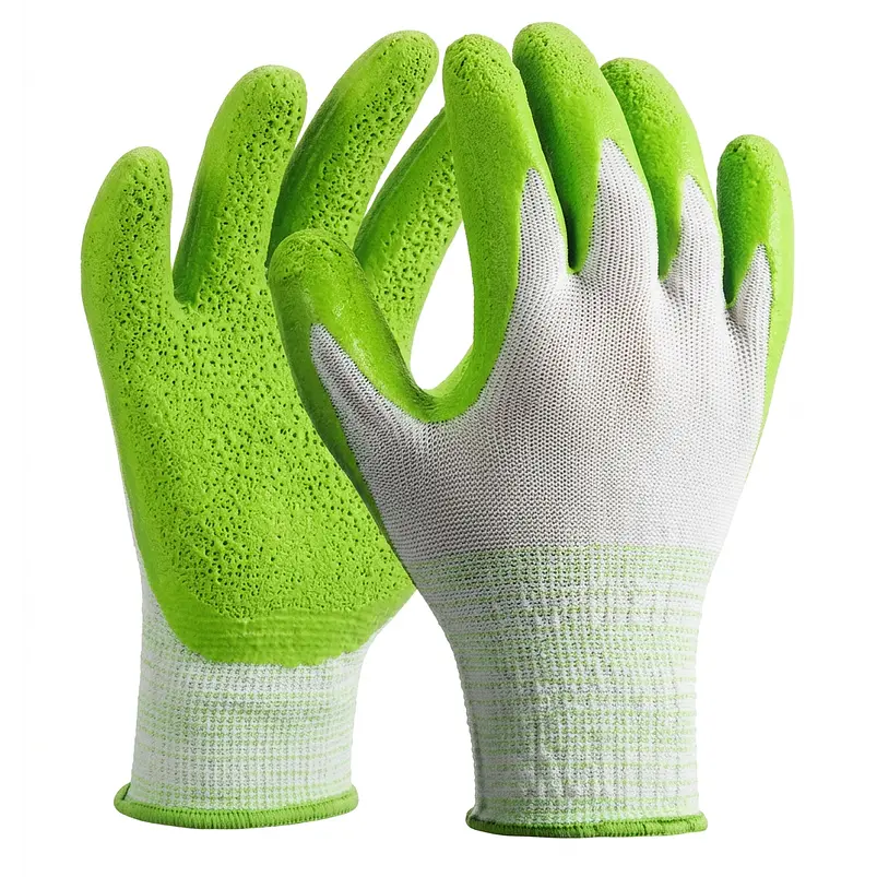 Guantes de Proteccion Jardinería x01 Par Unisex Caucho Transpirable S-M 11