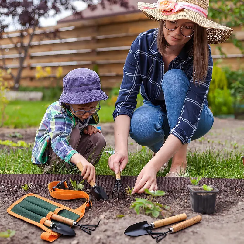 Cinturón De Jardinería Para Niños Con Set 3 Herramientas 6