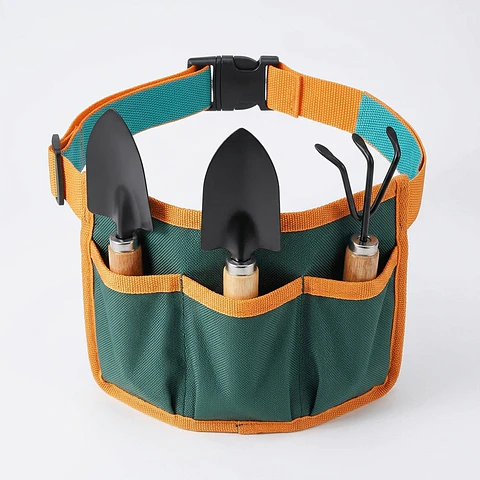 Cinturón De Jardinería Para Niños Con Set 3 Herramientas