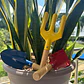 Set Esencial de Herramientas Jardinería Para Niños Metálicos x3 piezas - Miniatura 9
