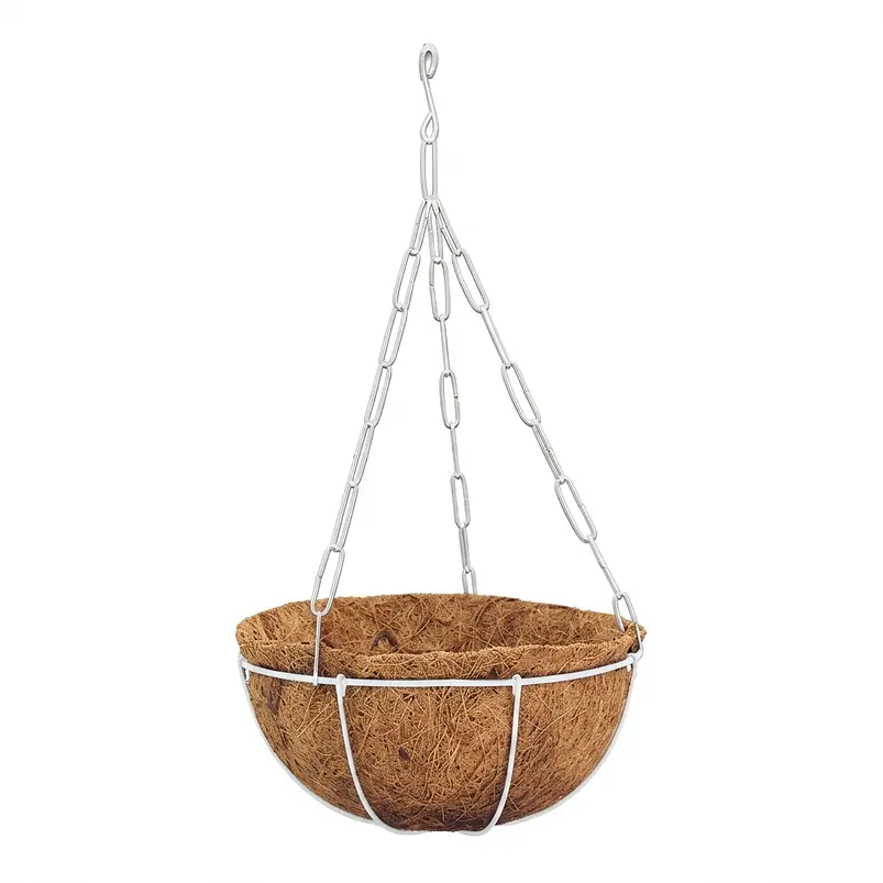 Canasta De Colgar Para Plantas Más Nido De Coco x24 Centímetros Diámetro 1