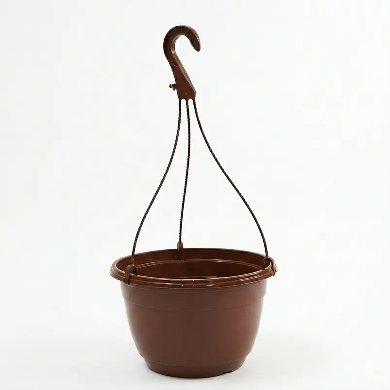 Maceta plástica de colgar para plantas de 20cm diámetro 3