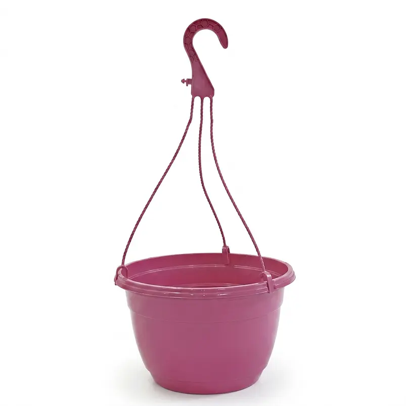 Maceta plástica de colgar para plantas de 20cm diámetro 7
