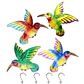 Set Figuras Decorativas Jardín Colibríes x4 unidades de pared - Miniatura 1