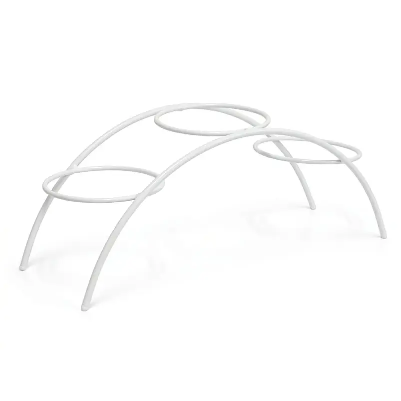Soporte Matera Decorativo x3 Puestos Mesa 9cm Diámetro 7