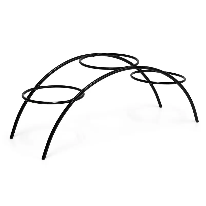 Soporte Matera Decorativo x3 Puestos Mesa 9cm Diámetro 6