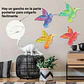 Set Figuras Colibris x4 Unidades Decorativas de Jardín - Pared - Miniatura 3