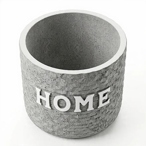 Maceta De Plantas Cerámica Rustica Mate 13cm Diam X13cm Alto