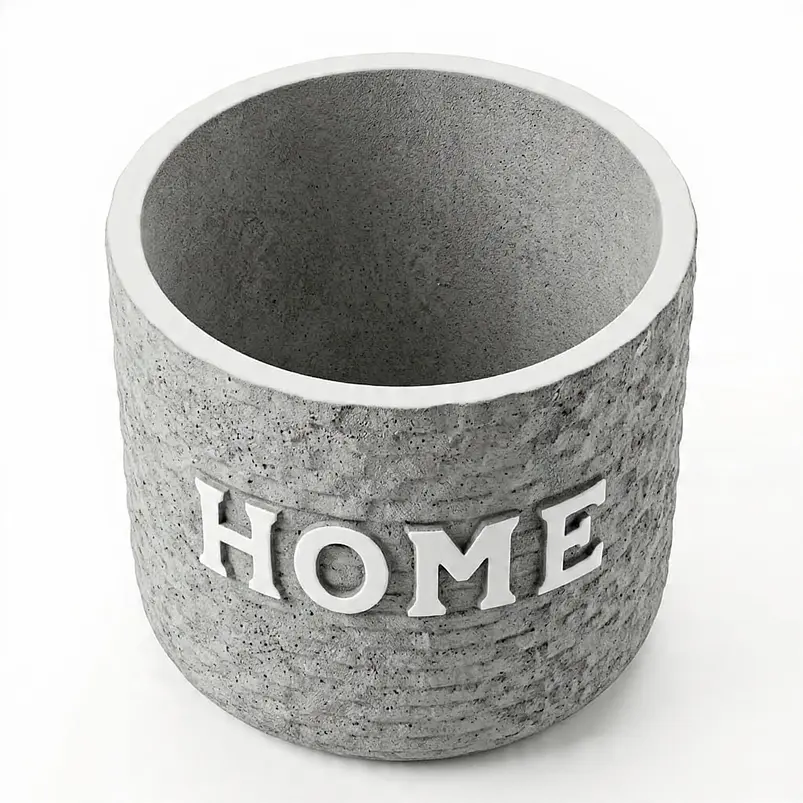Maceta De Plantas Cerámica Rustica Mate 13cm Diam X13cm Alto 2