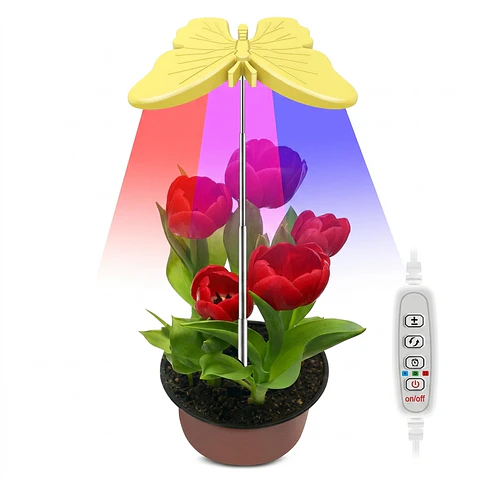  Luz Led Cultivo y Crecimiento Para Plantas en Macetas 10w Tipo Sombrilla Mariposa 