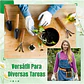Herramientas Jardinería Para Niños x3 piezas Más Cinturon Bolsa - Miniatura 5