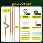 Soporte Tutor En Fibra de Coco Totem Para Plantas Trepadoras X3 Unidades Flexibles  - Miniatura 3