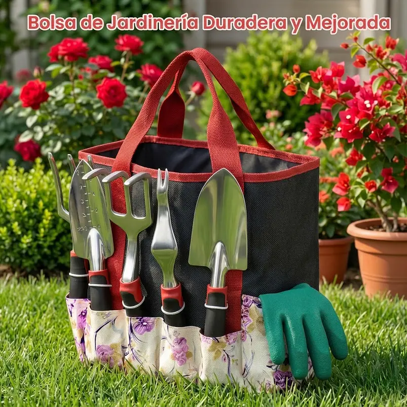 Kit Ergonómico de Herramientas de Jardineria Huerto y Cultivo en Aluminio 5