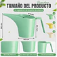 Regadera Plastica de Jardíneria x500 ML Ligera Para Plantas Interior y Exterior  - Miniatura 4