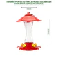 Bebedero Premium de Aves Colibríes Botella en Vidrio x10oz Colgante - Miniatura 3