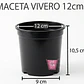 Maceta Plástico Tipo Vivero 12cm x10.5cm x25unidades - Miniatura 2
