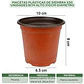 Macetas plásticas de siembra x30 unidades 8cm alto x10cm diametro - Miniatura 2