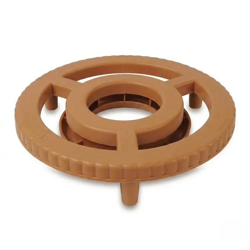 Base de Macetas Plástica Fija x27cm Diámetro Terracota 1