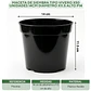 Maceta de Siembra Tipo Vivero x50 Unidades 14cm Diámetro x12 Alto P14 - Miniatura 2