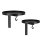 Set 2 Soportes Pared Con Ganchos Plantas Metal Resistente - Miniatura 1