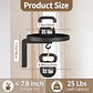 Set 2 Soportes Pared Con Ganchos Plantas Metal Resistente - Miniatura 9