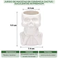 Juego De Macetas En Cerámica Cactus -suculentas X4 Premium - Miniatura 2