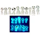 Figura Aliens Luminoso Decorativo Terrario Jardin Hadas x10 piezas - Miniatura 1