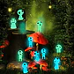 Figura Aliens Luminoso Decorativo Terrario Jardin Hadas x10 piezas - Miniatura 3