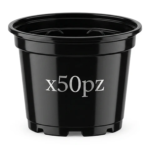 Maceta de Siembra Tipo Vivero x50 Unidades 14cm Diámetro x12 Alto P14