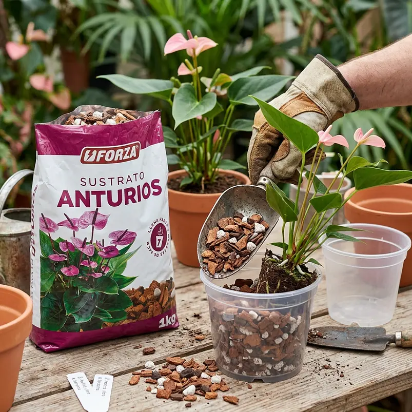 Sustrato Para Anturios 1kg Alta Aireación y Drenaje 3