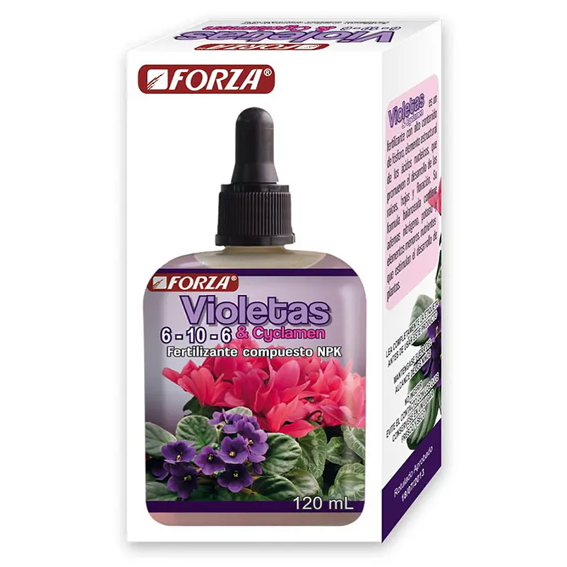 Fertilizante Forza Para Violetas 120ml Estimula Floración 1