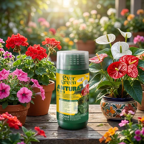 Fertilizante Evergreen Antura 250cc Potencia Floración