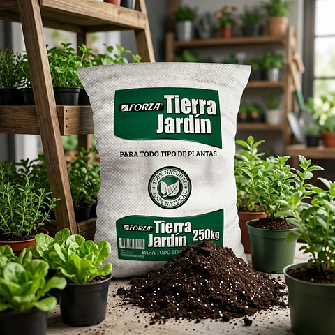 Tierra Mejorada Para Plantas 25kg Sustrato Premium