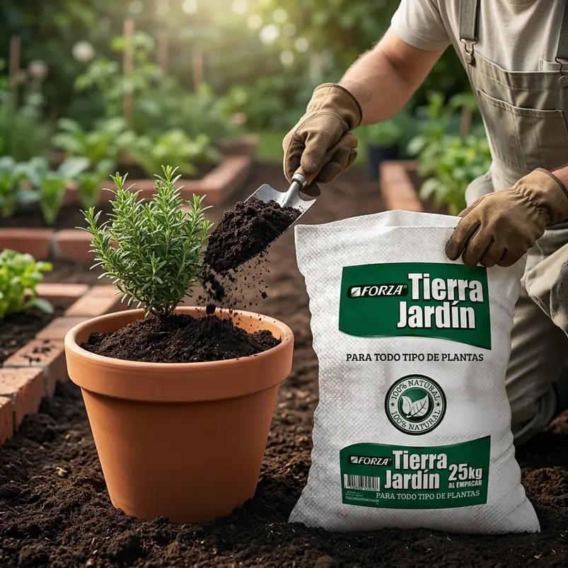 Tierra Mejorada Para Plantas 25kg Sustrato Premium 3