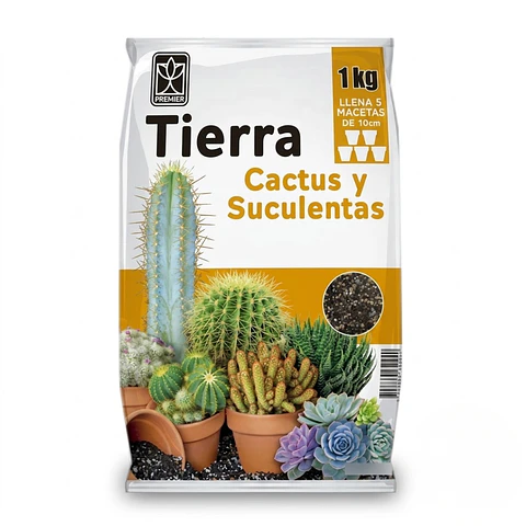 Sustrato Abono Tierra De Cactus y Suculentas x 1Kg