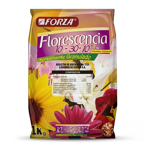 Fertilizante De Plantas 10-30-10 Florescencia Forza Bolsa x1kg