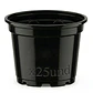Maceta de siembra tipo vivero x25 unidades 14cm diámetro x12cm alto P14 - Miniatura 1