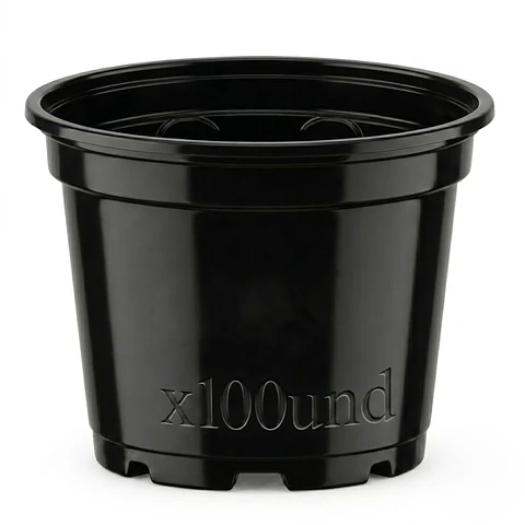 Maceta de Siembra Tipo Vivero x100 unidades 14 centimetros Diámetro x12 Alto P14