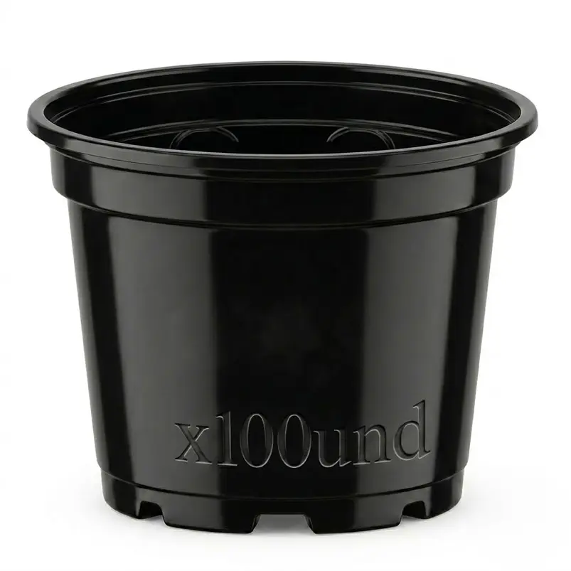 Maceta de Siembra Tipo Vivero x100 unidades 14 centimetros Diámetro x12 Alto P14 1