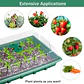 Kit 6 Bandejas Germinación 120 Macetas Turba más Herramientas - Miniatura 6