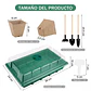 Kit Semillero de Bandejas de Germinación y Cultivo  - Miniatura 2