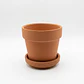 Maceta Arcilla 8cm Diametro 7cm Alto Más Plato Pack x6 Unidades - Miniatura 4