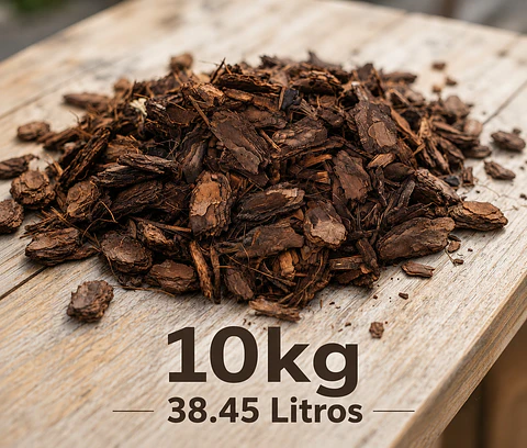 Corteza de Pino Natural 10kg Calidad Premium