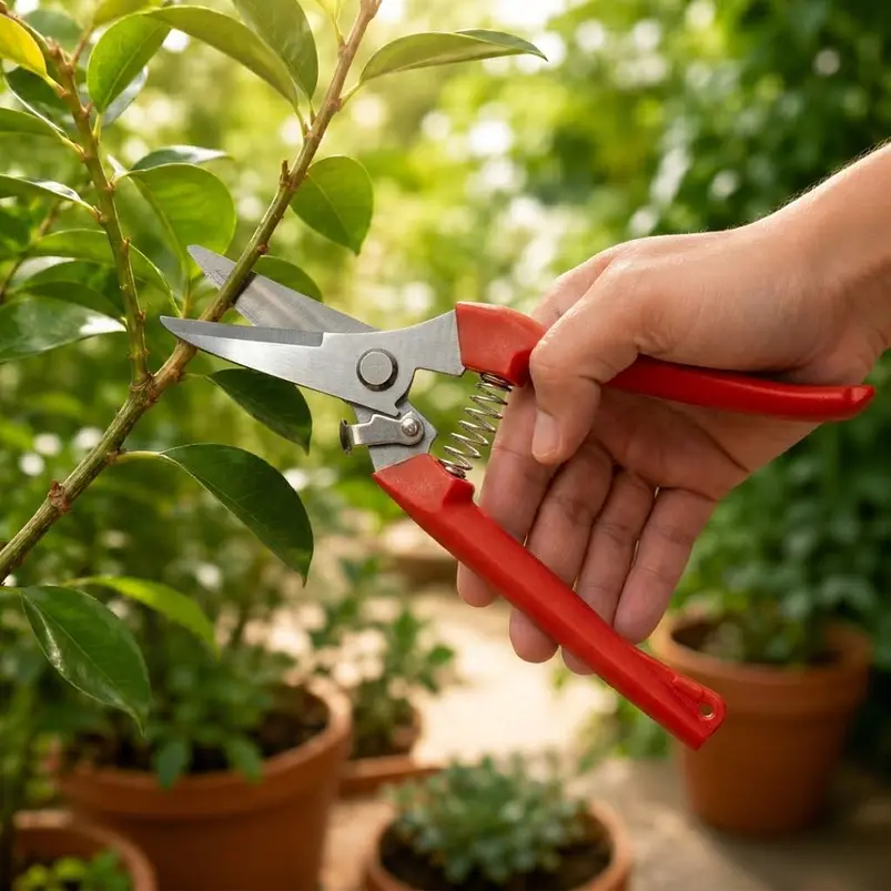Tijera De Punta Larga Ergonómica Para Jardinería 8