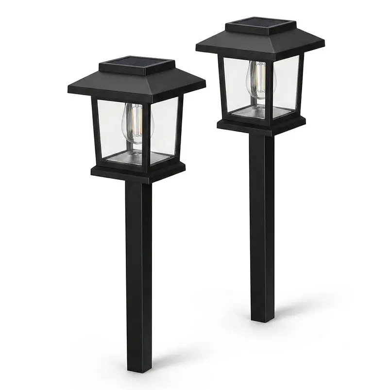 Estacas y Lámparas Solares LED Decorativas de Jardín 1